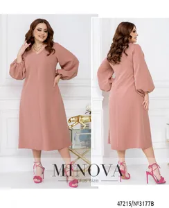 Платье 3177B-пудра Minova