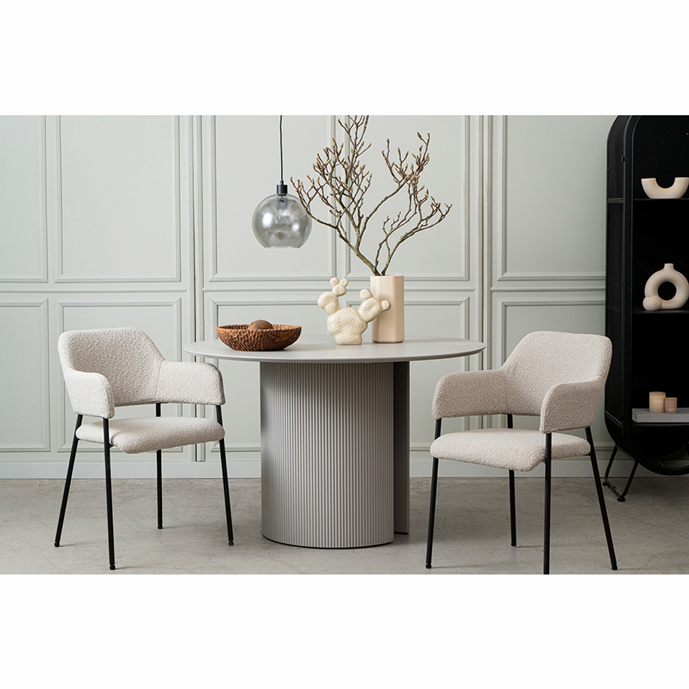 Стул wendy, букле, серый