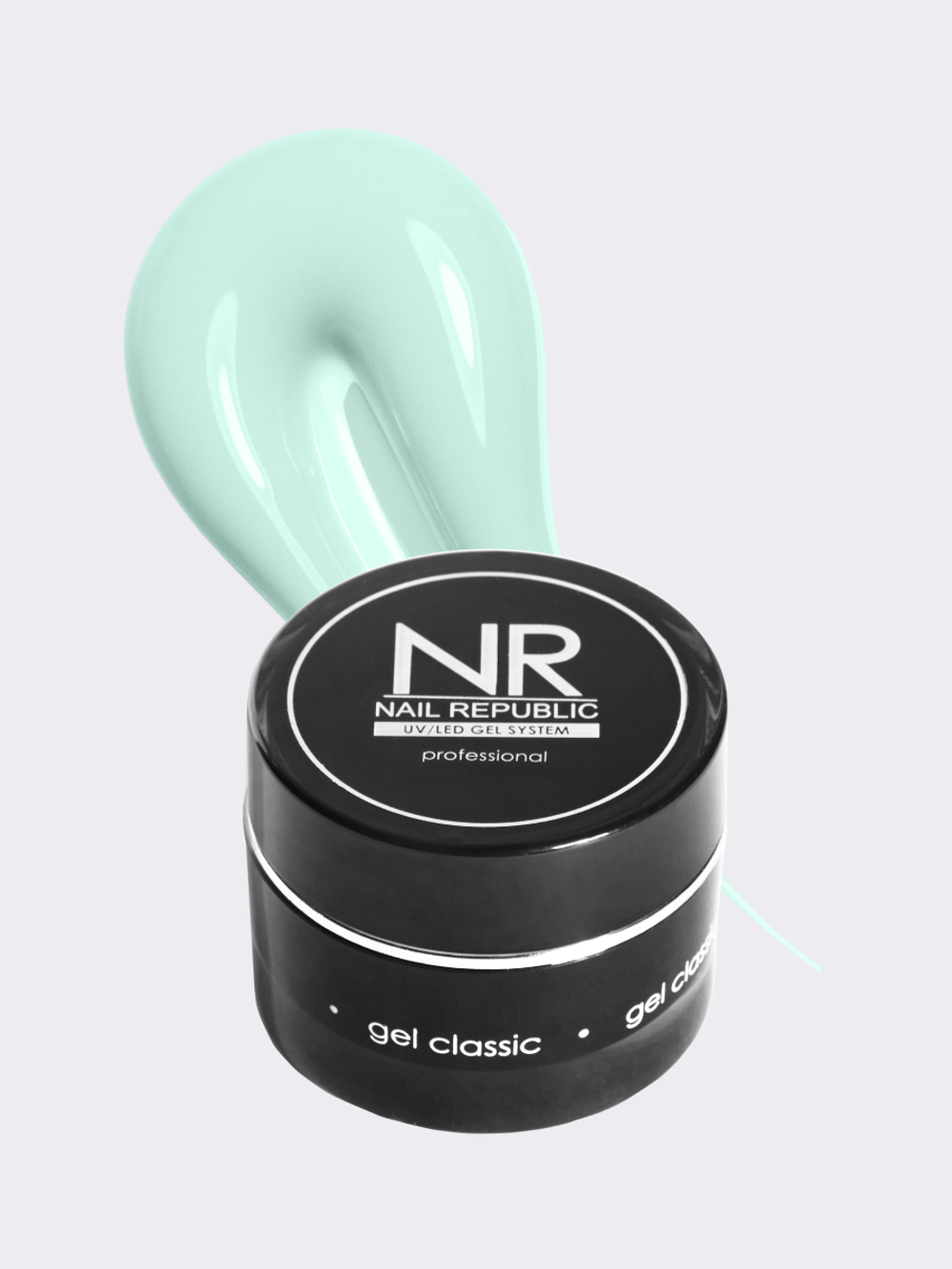 NR Gel Marshmallow - Гель для моделирования №304 молочный с мятным подтоном, 15 гр