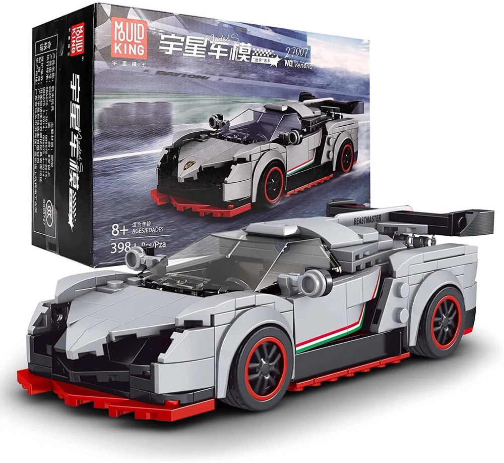 Конструктор Mould King Models 27007. Lamborghini Veneno, 398 деталей