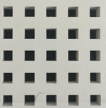 Лист гипсокартонный перфорированный Саундлайн-Акустика Квадро 4ПК 2000x1200x12,5 мм