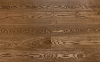 Паркетная доска Ясень Светлый орех Браш Лак 14х189х1860 мм