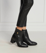 Кожаные ботильоны Tommy Hilfiger - черный(FW0FW07539)