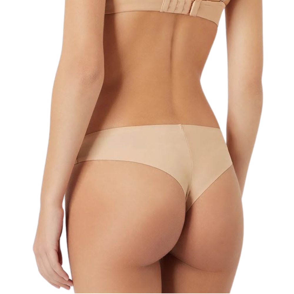 Женские трусы бразилиана набор из 2 штук (телесные) Emporio Armani 163337_CC284 09670