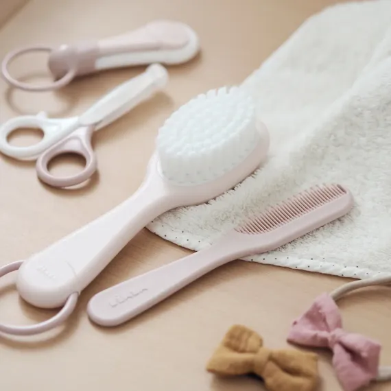 Расческа и щетка Beaba Comb and Brush Old Pink