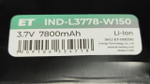 Аккумулятор ET IND-L3778-W150