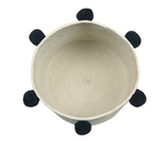 Корзина Lorena Canals Bubbly Natural Black (30 x Ø30 см)