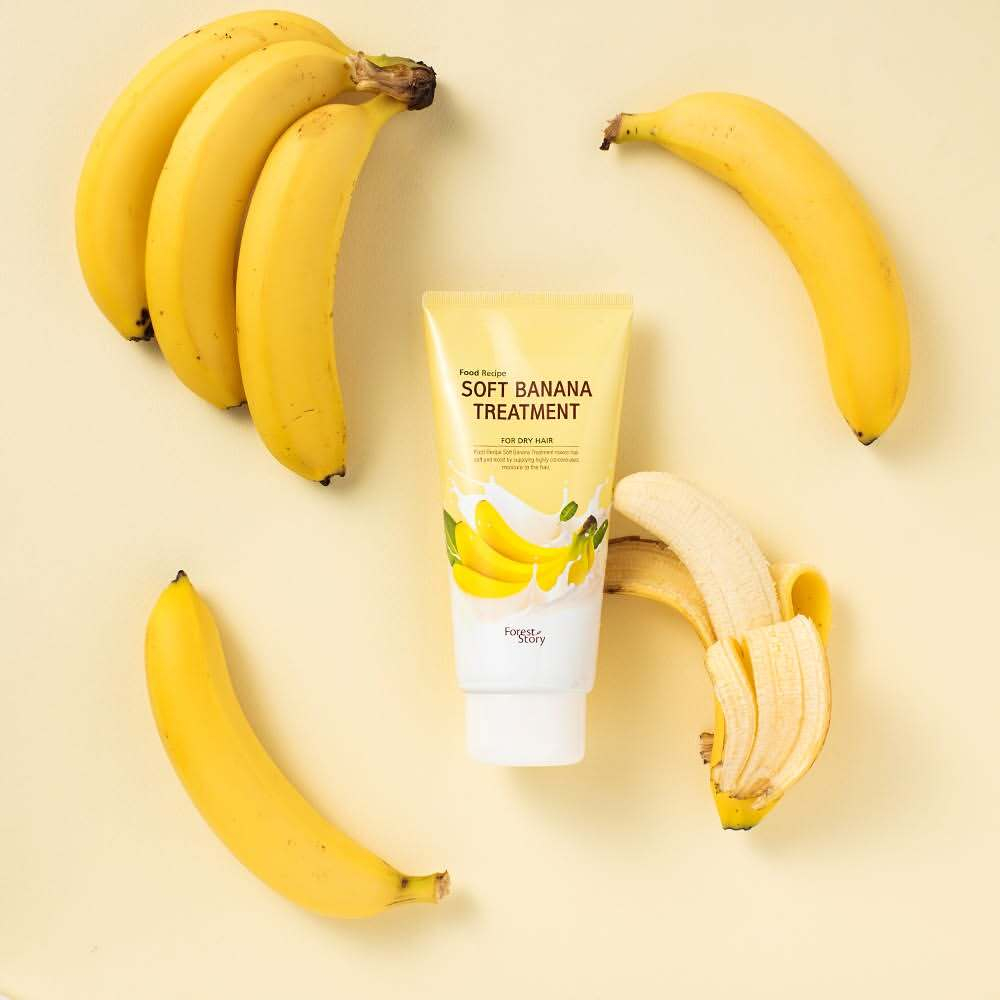 Welcos Forest Story Food Recipe Soft Banana Treatment бальзам для сухих волос с банановым ароматом