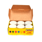 Гуашь 6 цветов 17 мл перламутр (Каляка-Маляка)