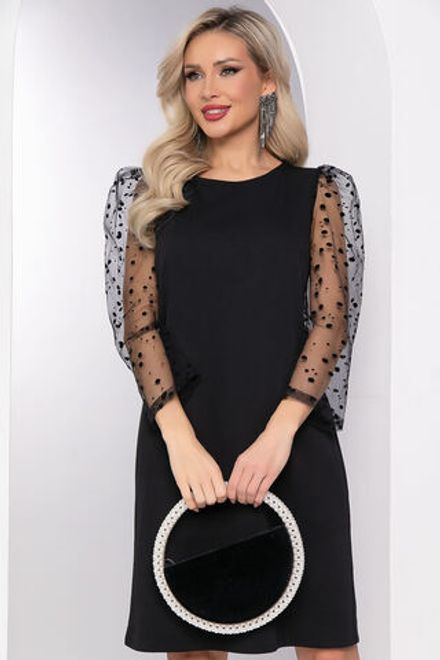 Платье "Тамила" (блэк) НЬЮ П8102 LT Collection