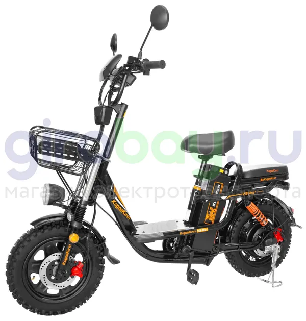 Электровелосипед Kugoo Kirin V3 PRO PLUS (60V/21Ah) внедорожная резина фото №6