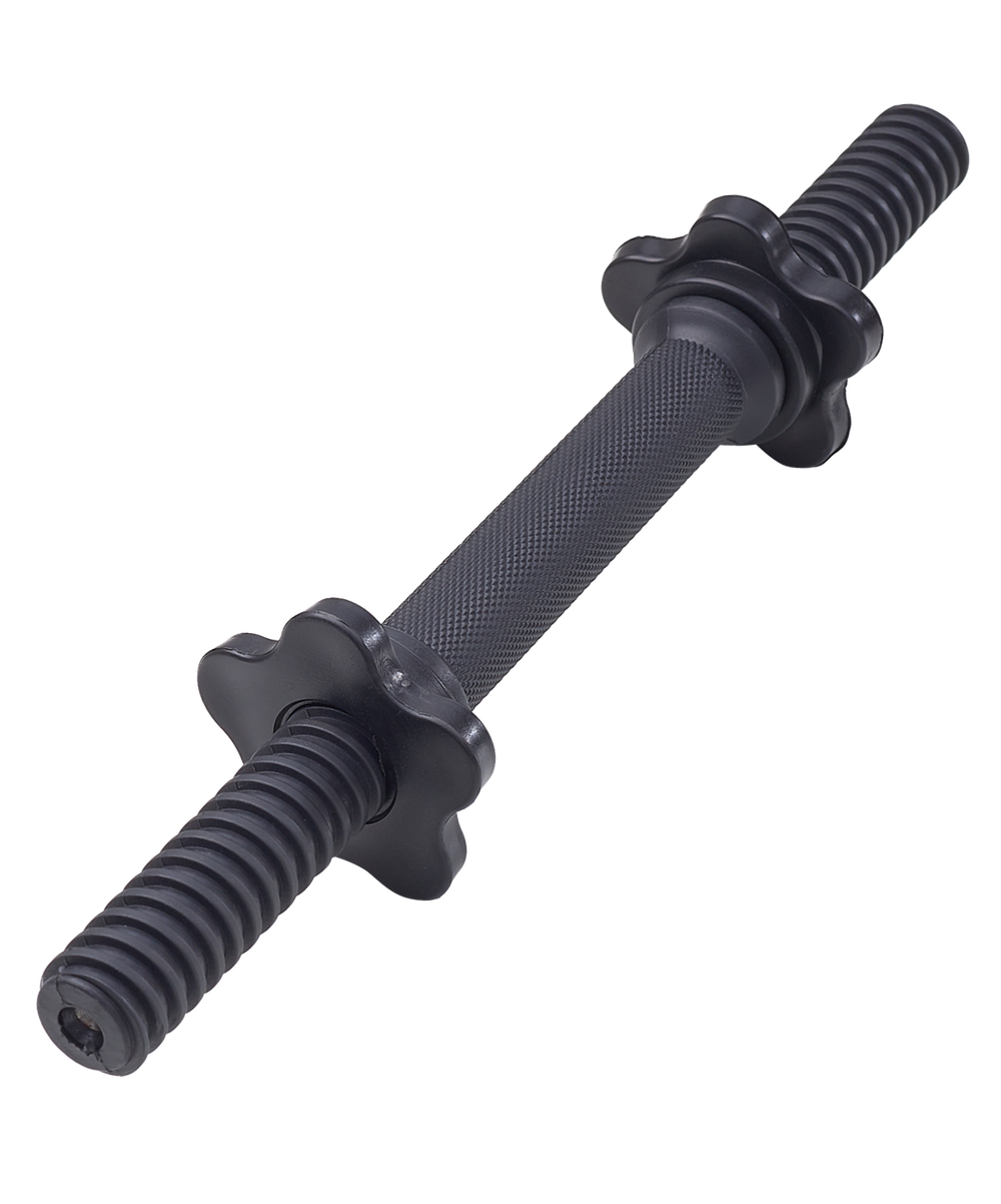 Гриф гантельный BB-106 d=25 мм, пластиковый, с пластиковыми замками, 35 см