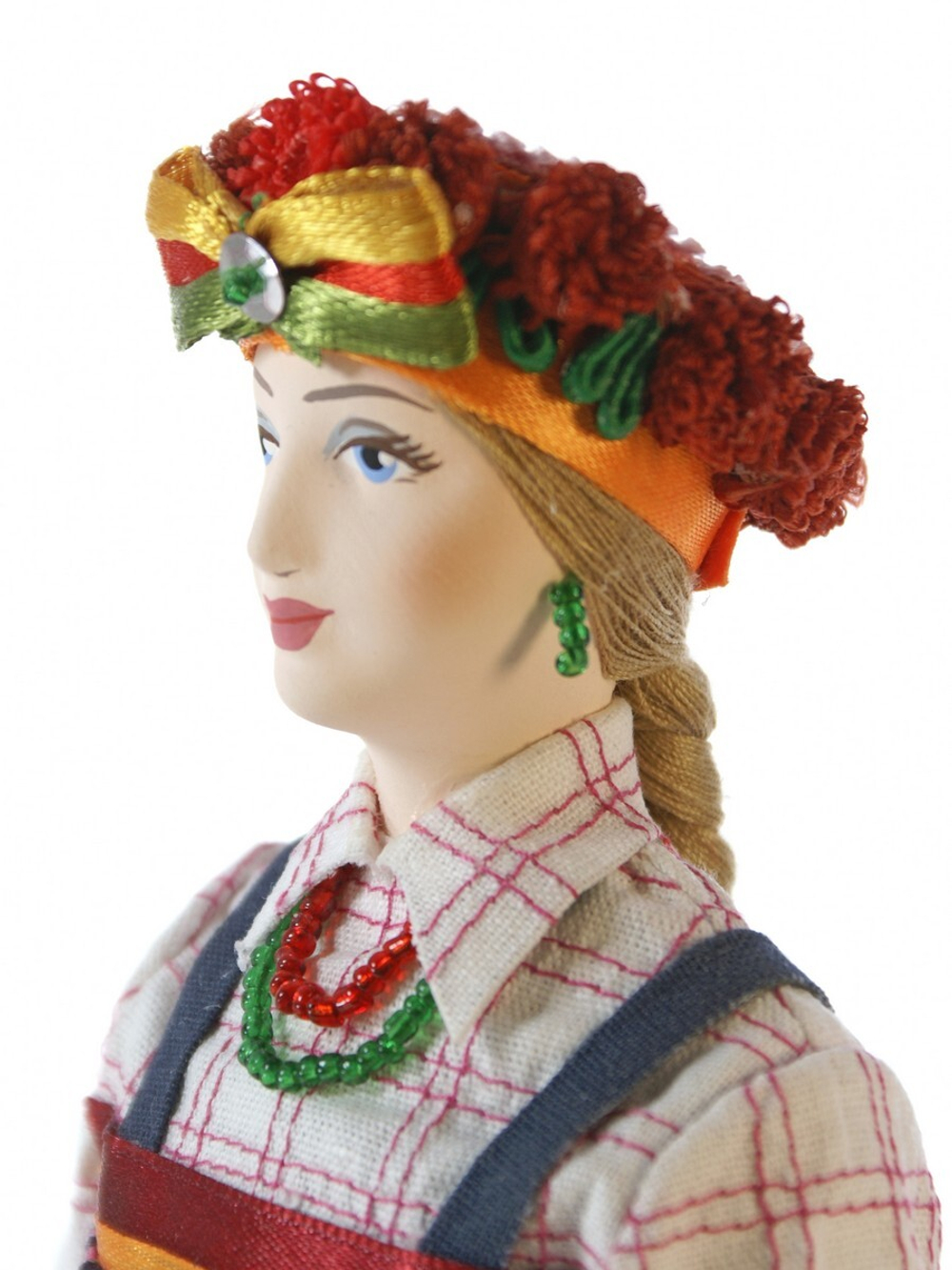 Кукла коллекционная в русском праздничном костюме