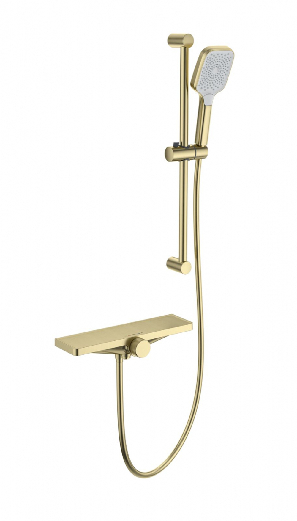 Смеситель для ванны с душем WONZON & WOGHAND Onix, Брашированное золото (WW-B2551-A-BG)