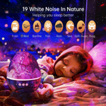 Светильник, ночник проектор звёздное небо, яйцо динозавра "Galaxy Nightlight Projector/ Starry Projector" с пультом д/у