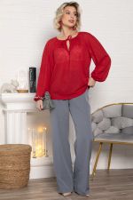 Блуза Шарм (красная) Б14967-10М LT Collection