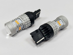 Светодиодная лампа WY21W 7440-3020-14SMD без полярности, со стабилизатором (оранжевый), 1шт