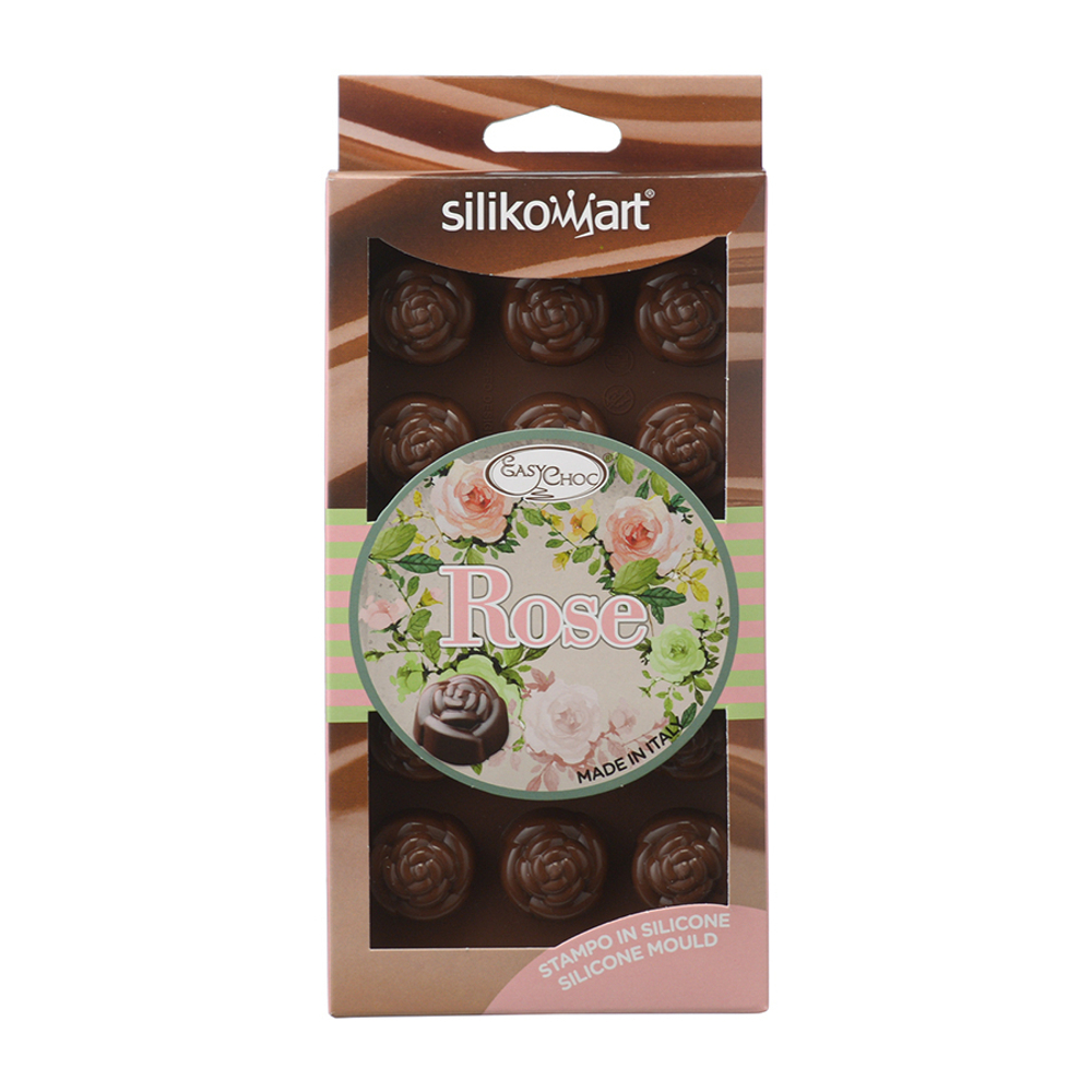 Форма силиконовая для приготовления конфет rose, 11x21 см