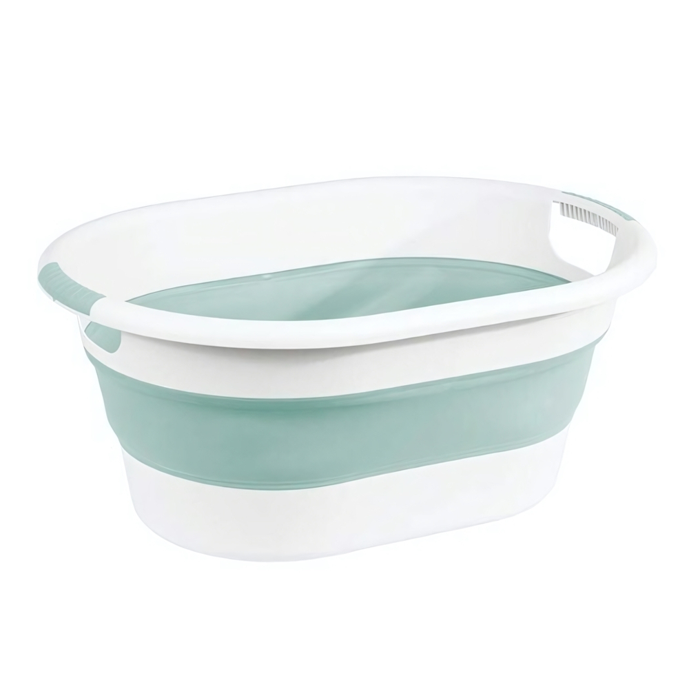 Таз ФЛЕКС 25 л овальный складной с ручками, материал- полипропилен, ТЭП М2517