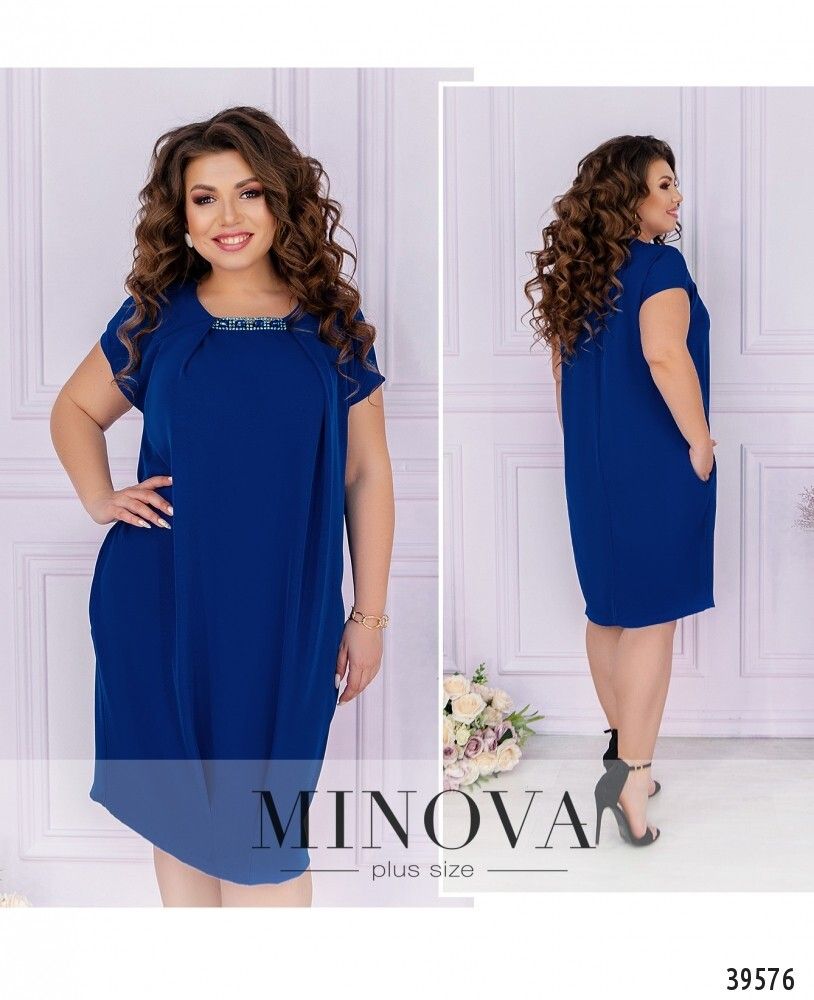 Платье 126-электрик Minova Платье 126-электрик Minova