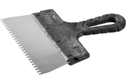 Фасадный зубчатый шпатель 200 мм Зубр МАСТЕР 10078-20-04