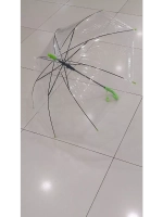 Зонт детский  складной трость прозрачный