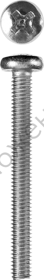 ЗУБР DIN 7985 кл. пр. 4.8, M6 x 55 мм, винт с полусферической головкой, цинк, 5 кг (303150-06-055)