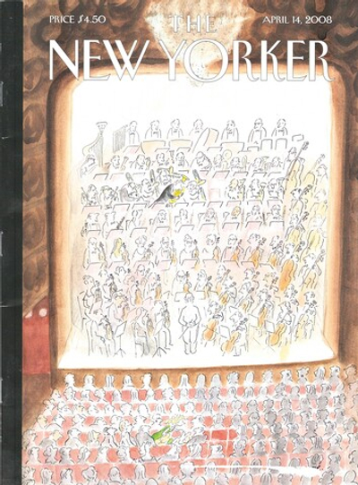 Журнал The New Yorker 14-04-2008, поврежденный