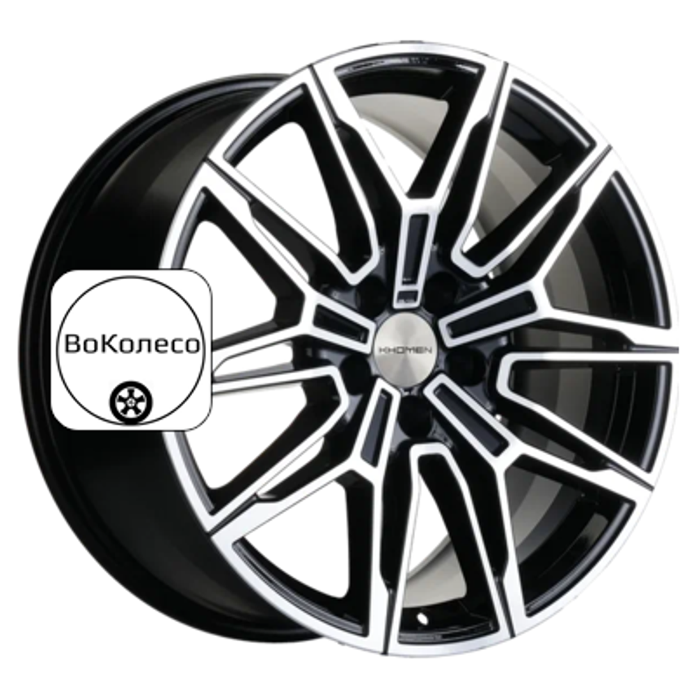 8,5x19/5x112 ET40 D57,1 KHW1904 (Karoq/Octavia) Black-FP Khomen Wheels