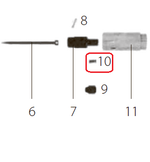 Запчасть №10 для FDPAG-H8. Пружина стопорного штифта Запчасть №10 для FDPAG-H8. Пружина стопорного штифта