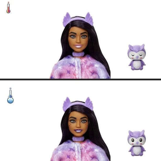 Кукла Mattel. Кукла Barbie Color Reveal милашка-проявляшка в плюшевом костюме совы