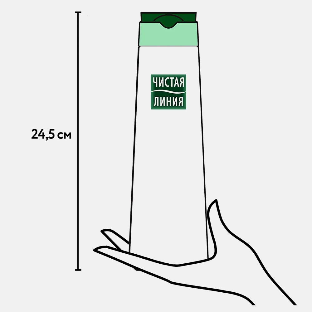 Шампунь для всех типов волос Сила 5 трав Чистая линия 400мл