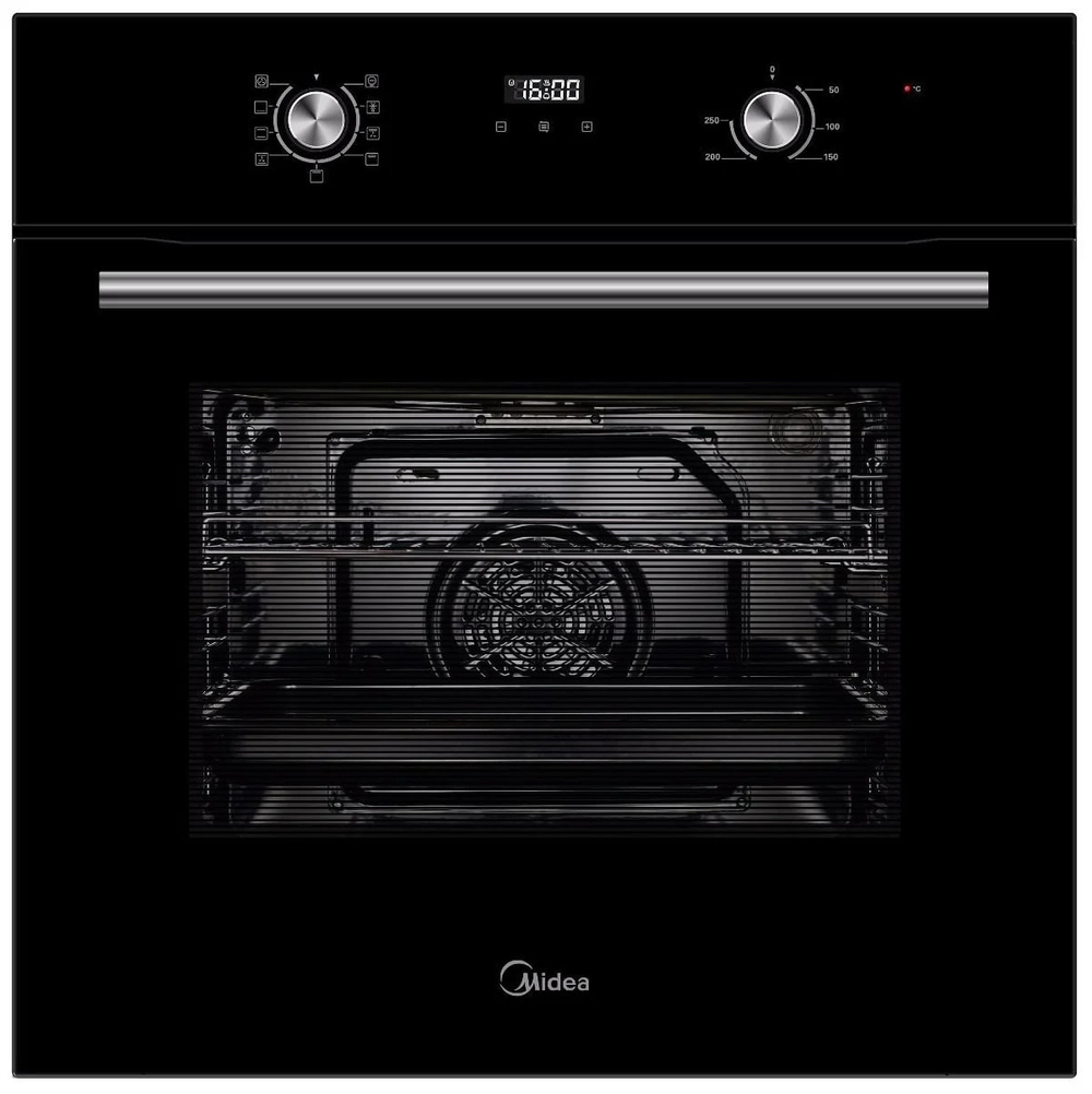 Электрический духовой шкаф MIDEA MO68100 GB (черный)