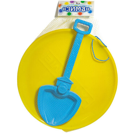 Набор ледянка + лопата "Зима" Санки "Экстрим", "Лопатка Снежная L-430 мм