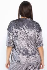 Блуза Таинственное очарование (серо-бежевая) Б14681-25М LT Collection