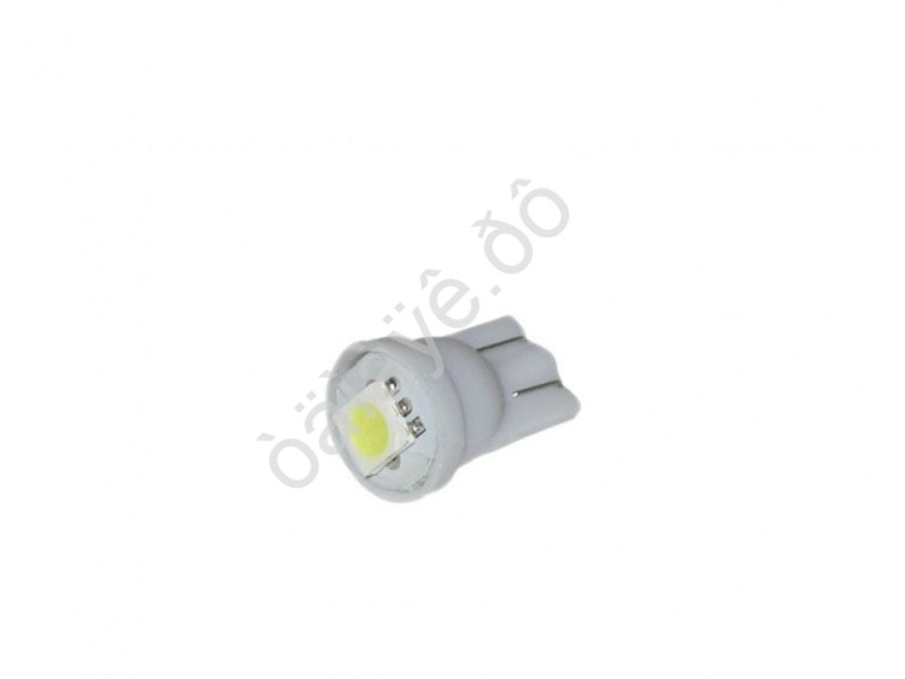 Светодиод 12V T10  1SMD 5050 WHITE Маяк (бл2шт) без цок 5000к 12T10\A-01