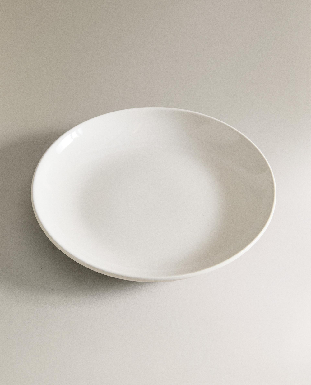 Zara Home тарелка пирожковая из каменной керамики, цвет белый, 15.2 см