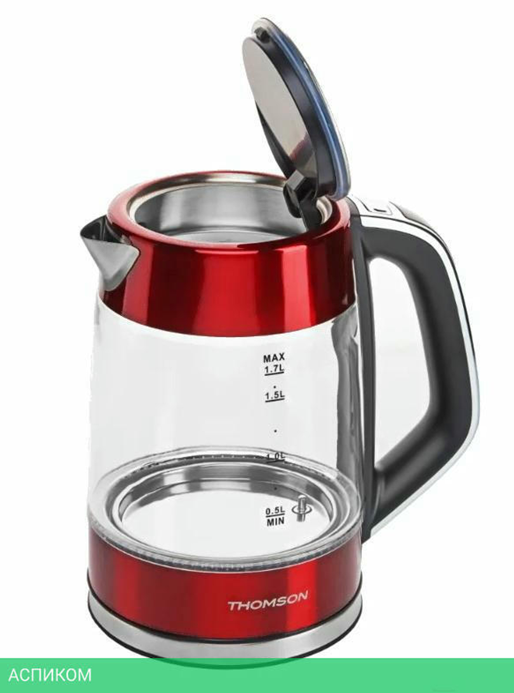 Электрочайник Thomson Glass K20ES-2001 Red