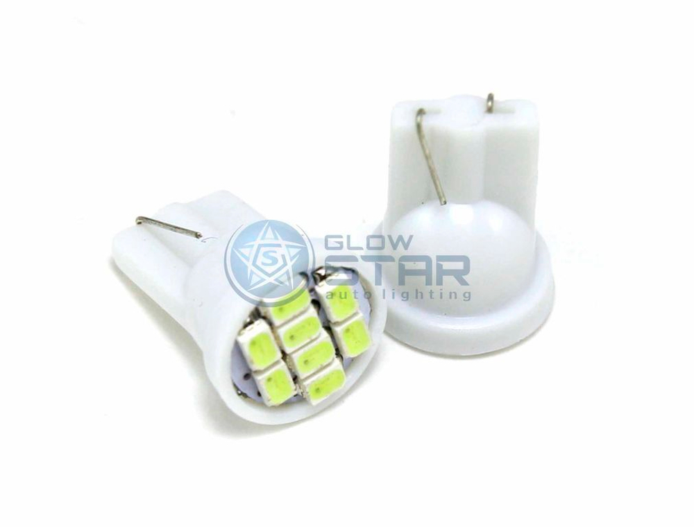 Светодиод габаритный T10-8 SMD1206 0.8W (W5W)