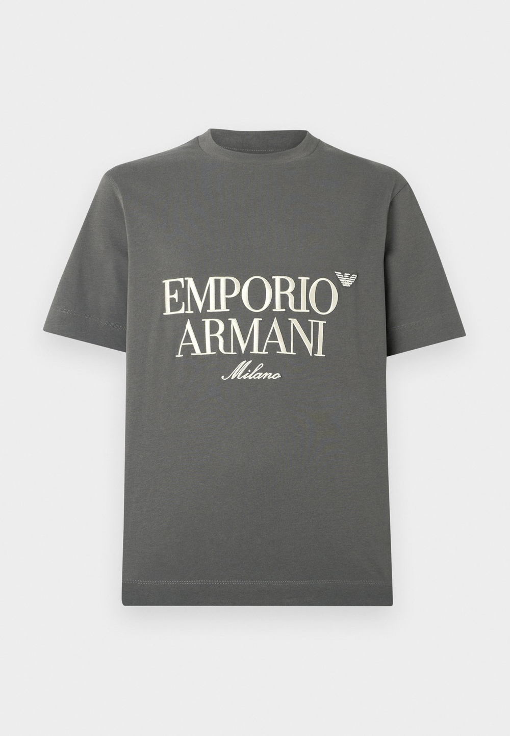 Emporio Armani Футболка с принтом - Серый