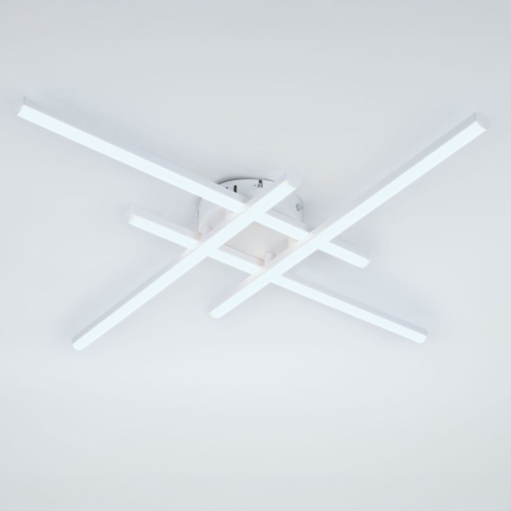 Светильник потолочный светодиодный ЭРА Модерн Nora CLL-1-62W 3К-6,5К RC WH с ДУ белый