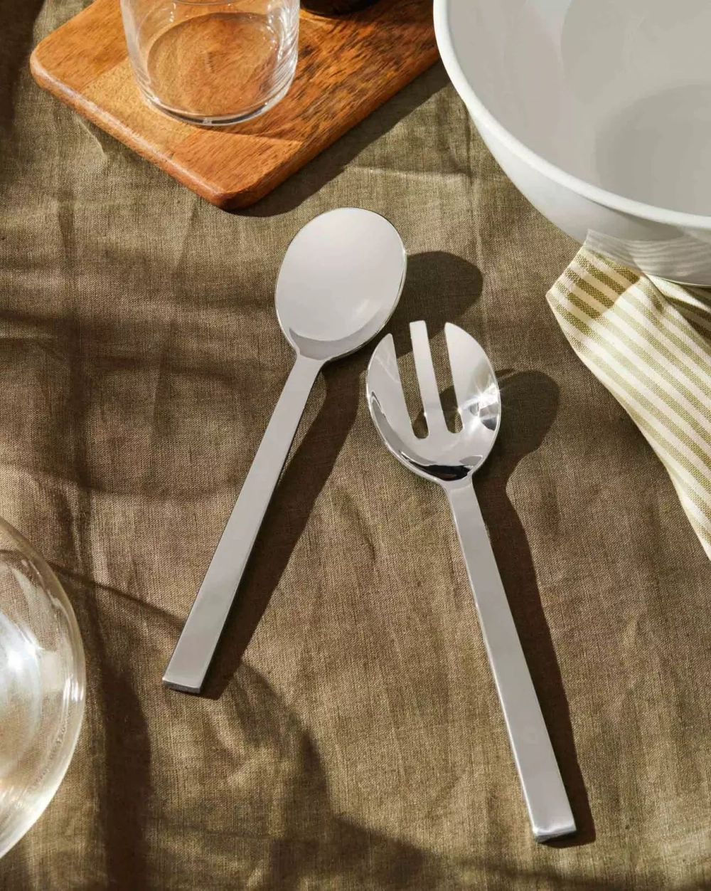 Alessi - Набор ложек для салата Сантьяго. / артикул   DC05/14  / GTIN 8003299959181