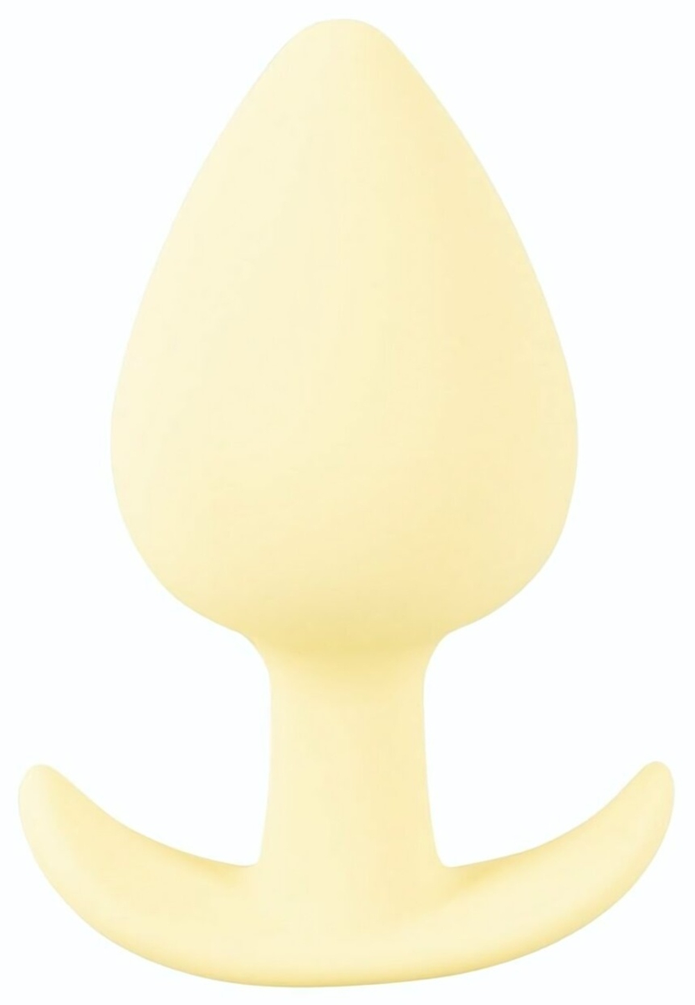 Жёлтая анальная втулка Mini Butt Plug - 6 см. (Цвет: желтый)