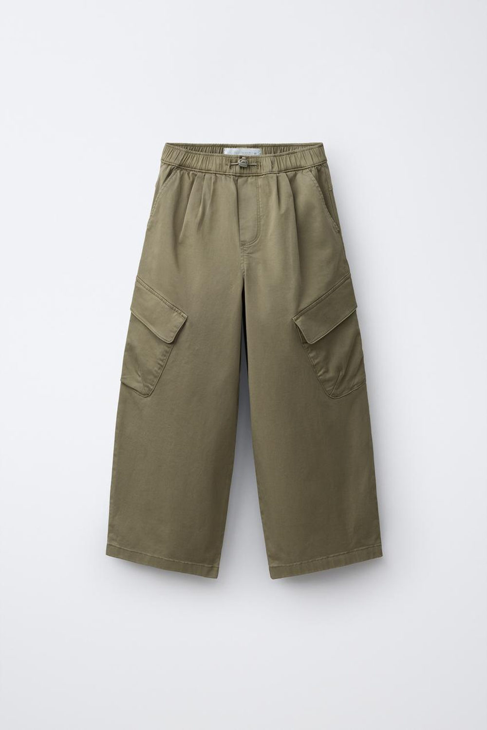 ZARA БРЮКИ КАРГО, ХАКИ