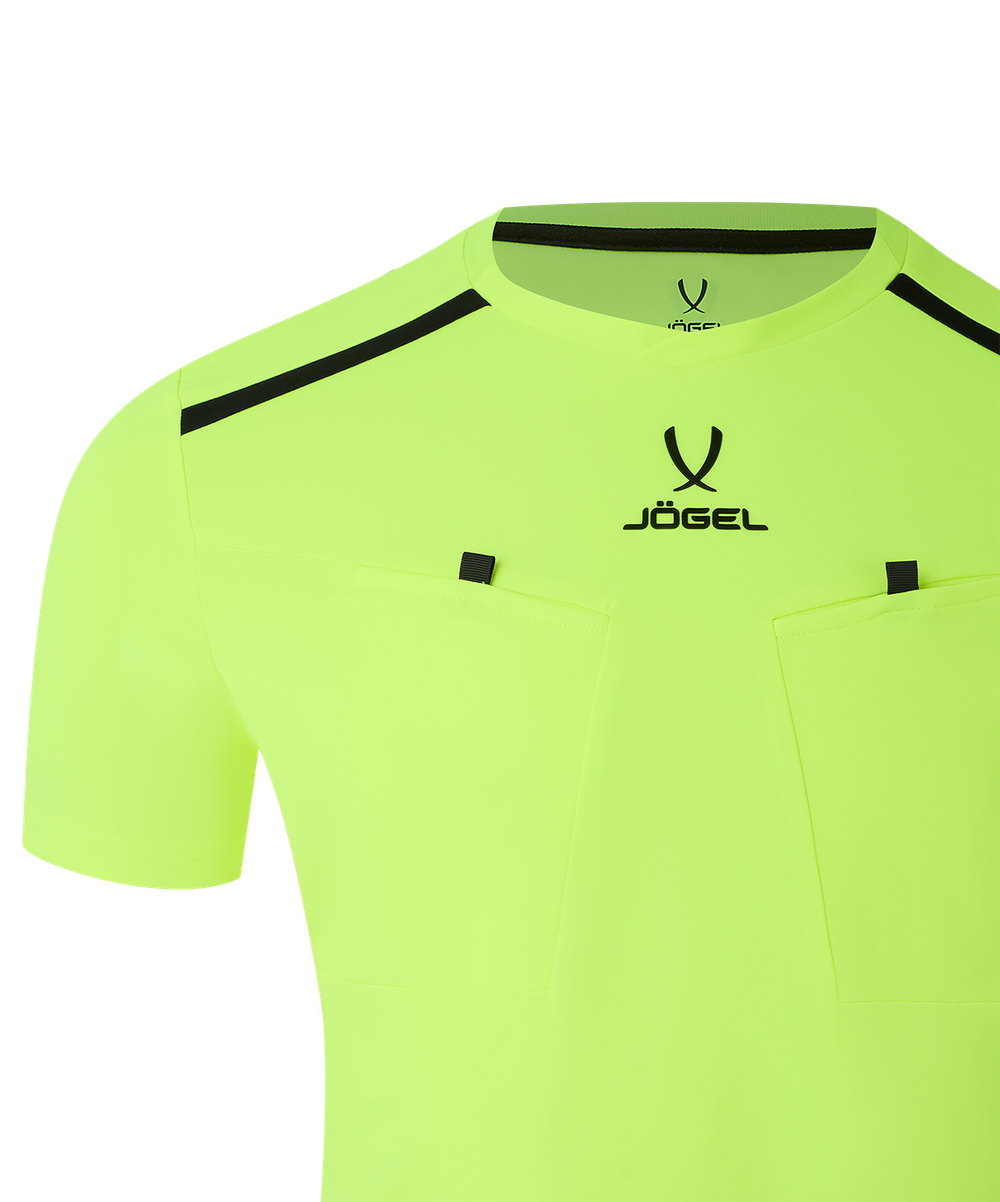 Футболка судейская DIVISION PerFormDRY Referee Tee, желтый неон