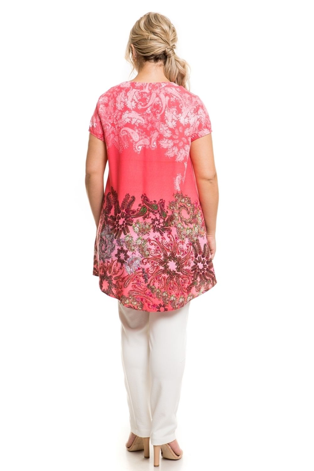 Туника 1017 красный Novita (Акция)