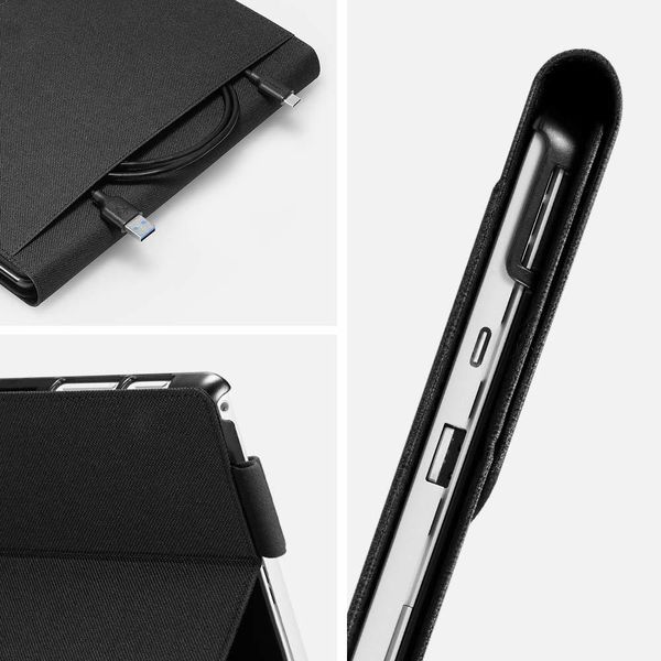 Чехол-папка Spigen Stand Folio Designed для Surface Pro 7 / Surface Pro 6 Case - Black
