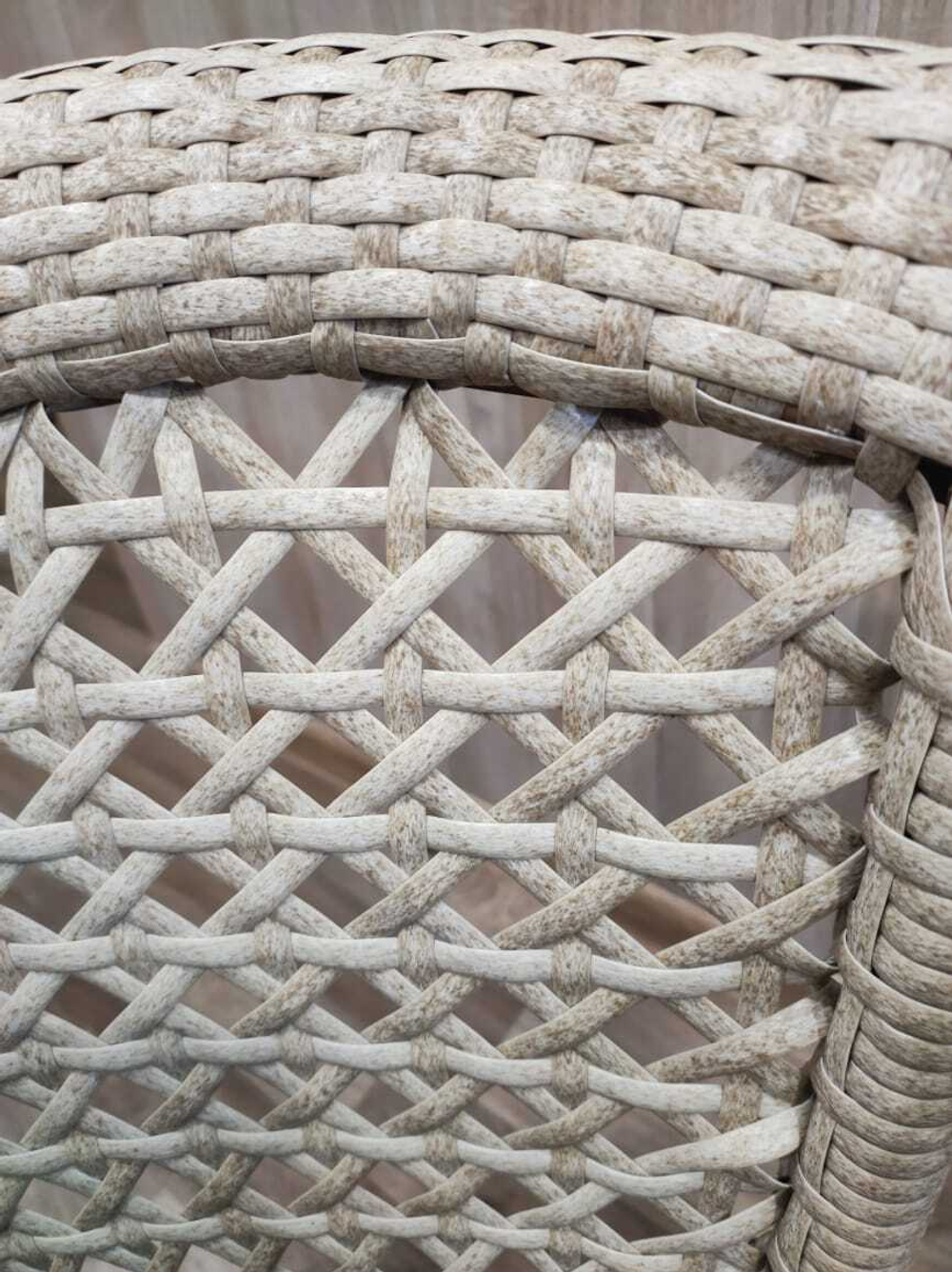 Обеденная группа из искусственного ротанга стол Сантос + 4 кресла Руардин Wood