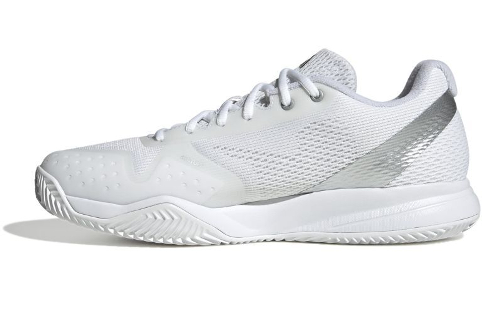 Мужские кроссовки теннисные Adidas Courtflash Speed 2 - белое облако/белое облако/основной черный