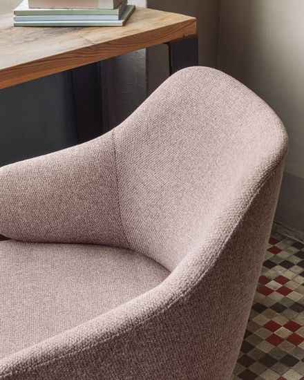 Офисное кресло Einara розовое